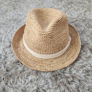 Ale‎ By Alessandra Marin Fedora In Natural Raffia One Size